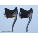 SHIMANO 600 bl-6401 ultegra brake levers black hoods aero model with spring