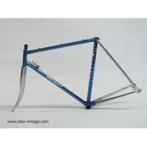 Francesco Moser columbus frame and fork for sell ROAD RACE vintage, steel 53.5cm, campagnolo record shifters