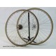 Shimano 600 high flange HF wheels set with quick release freewheel 6 speed regina oro Mavic argent 10 rims vintage