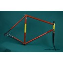 Weros Zurich LOSA Vintage steel lugged frame campagnolo record drop outs chrome rare 55.5cm