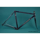 Vintage Steel Frame and Fork Schumacher Columbus slx lugged Campagnolo Record rare 48cm