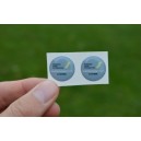 Pair of resin stickers for Vintage Shimano 600 Ultegra 6400 8 speed STI Shifters