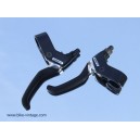 SHIMANO 105 brake levers black hoods non aero model with spring
